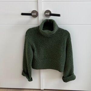 Zara Forest Green Turtleneck Sweater